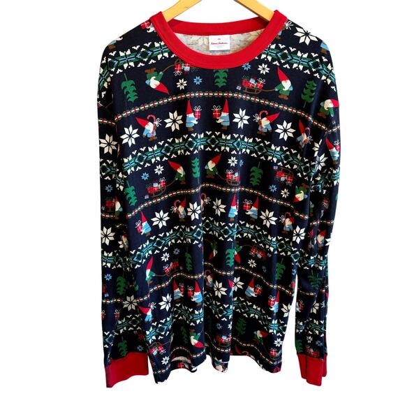 Hanna Anderson Santa Christmas Pajama Set - size XXL - Picture 1 of 6